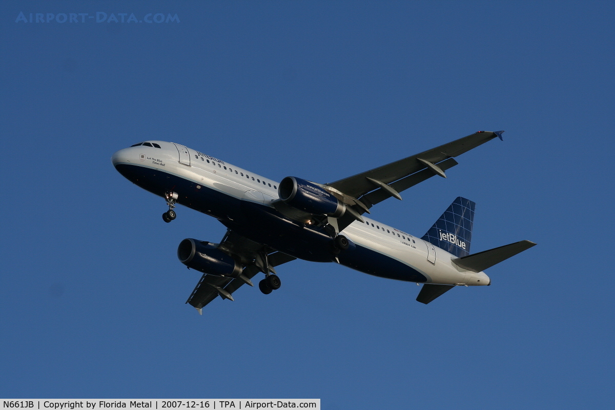 N661JB, 2007 Airbus A320-232 C/N 3228, Jet Blue
