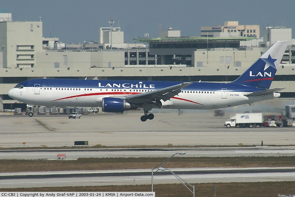 CC-CBJ, 1997 Boeing 767-316/ER C/N 27613, LAN Chile 767-300