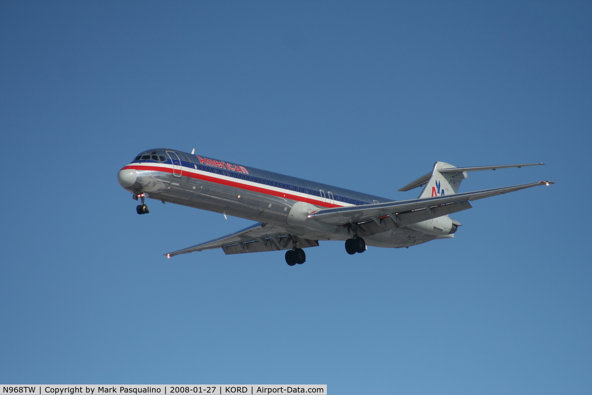 N968TW, 1999 McDonnell Douglas MD-83 (DC-9-83) C/N 53618, MD-83