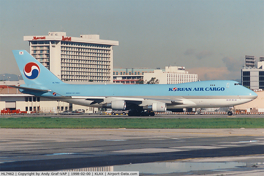 HL7462, 1997 Boeing 747-4B5F/SCD C/N 26406, Korean Air Cargo 747-400