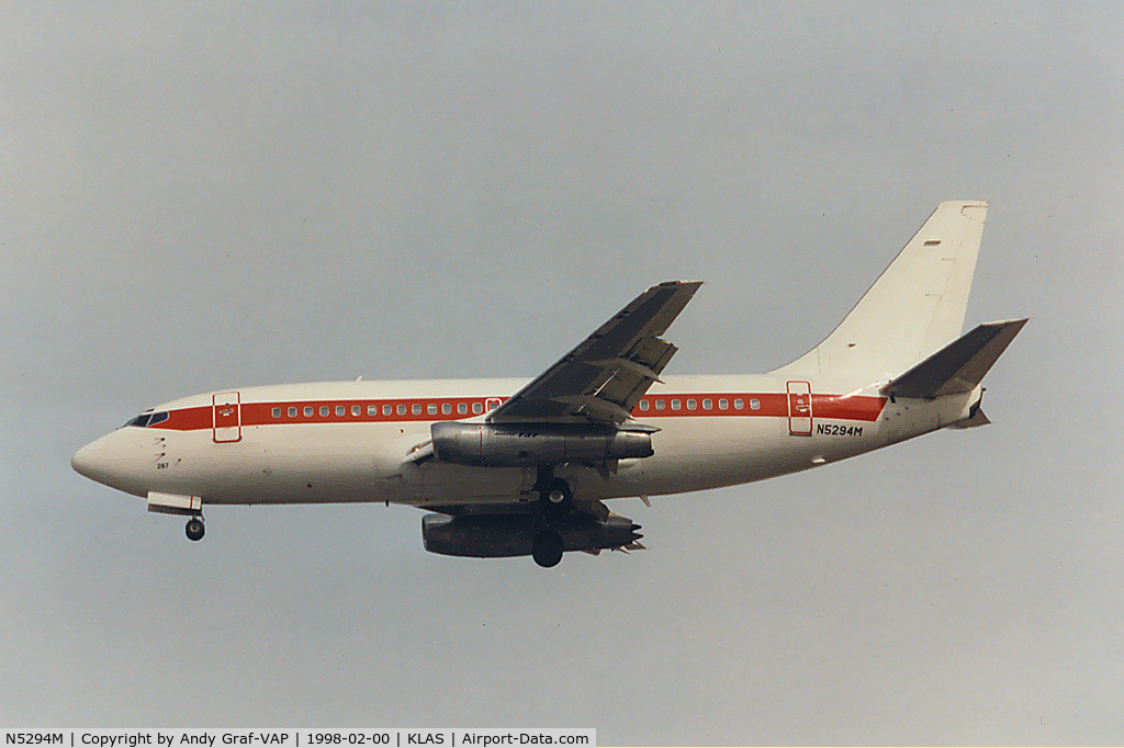 N5294M, 1974 Boeing 737-200 C/N 20694, EG+G 737-200