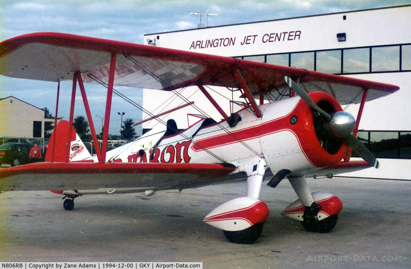 N806RB, 1942 Boeing A75 C/N 75-4000, Red Baron Stearman - this is of of two Red Baron aircraft that were destroyed in an airshow midair collision at Kissimmee, FL 04/19/98