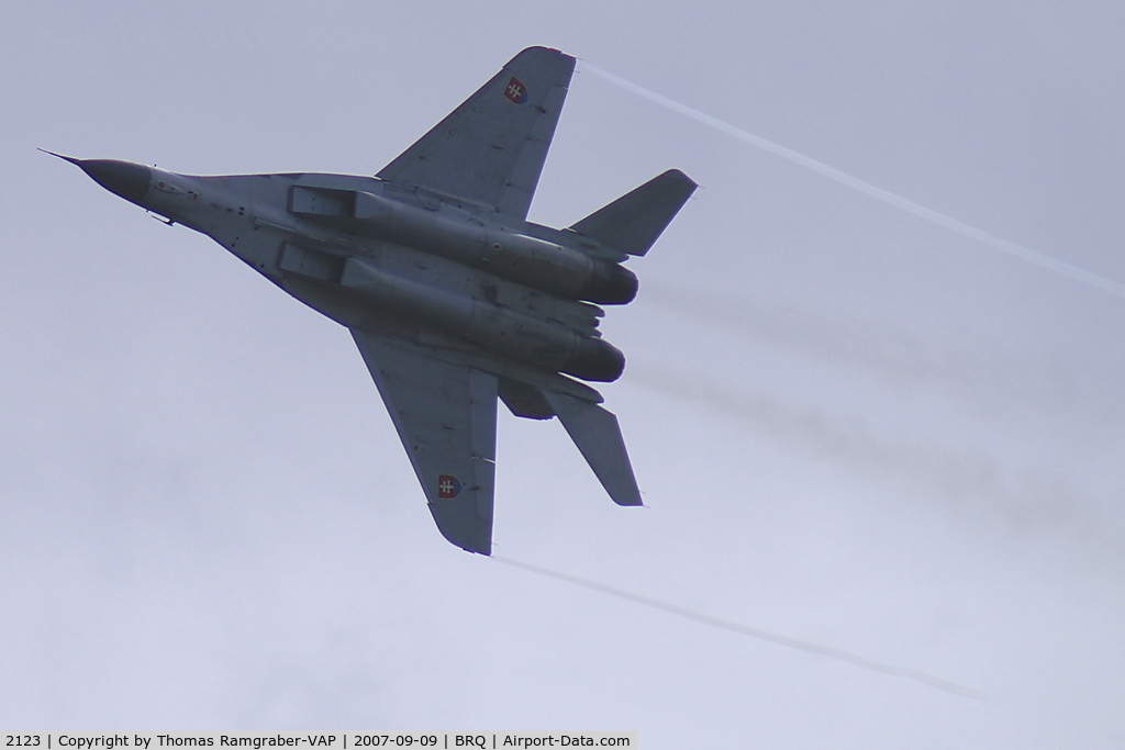 2123, Mikoyan-Gurevich MiG-29AS C/N 2960536201, Slovakia - Air Force Mikoyan-Gurevich Mig29