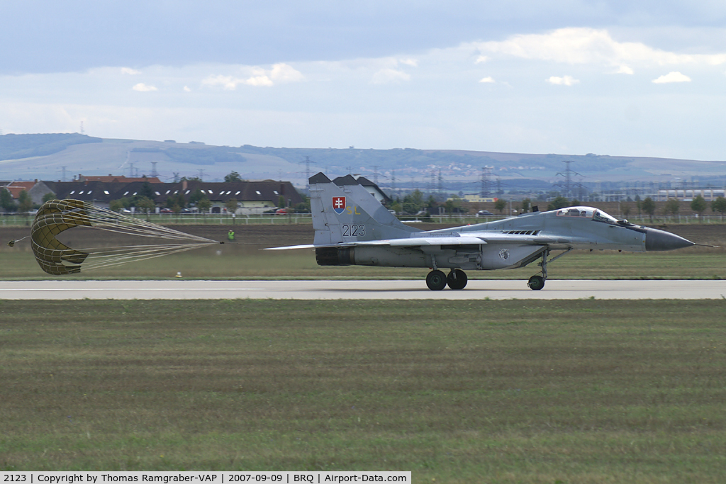 2123, Mikoyan-Gurevich MiG-29AS C/N 2960536201, Slovakia - Air Force Mikoyan Gurevich Mig29