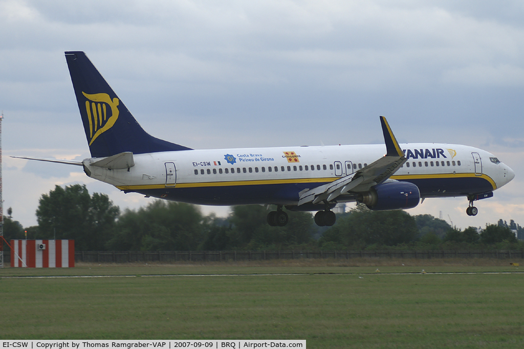 EI-CSW, 2002 Boeing 737-8AS C/N 29935, Ryanair Boeing 737-800