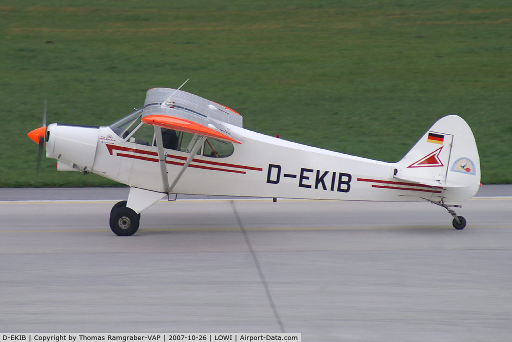 D-EKIB, Piper PA-18-150 Super Cub C/N 18-8321, Piper 18 Super Cub