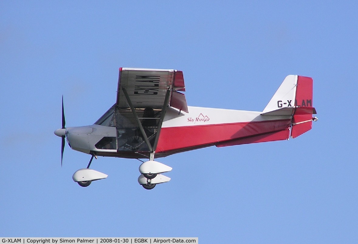 G-XLAM, 2005 Best Off Skyranger Swift 912S(1) C/N BMAA/HB/460, SkyRanger on approach to Sywell