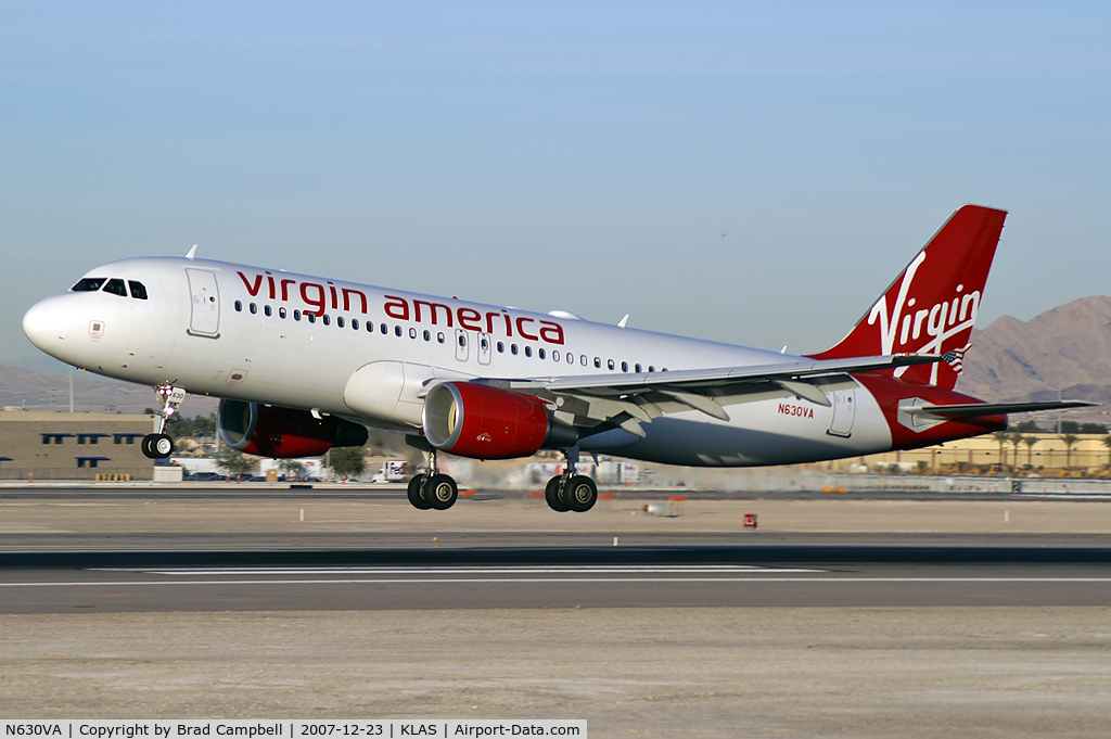 N630VA, 2007 Airbus A320-214 C/N 3101, Virgin America / 2007 Airbus A320-214