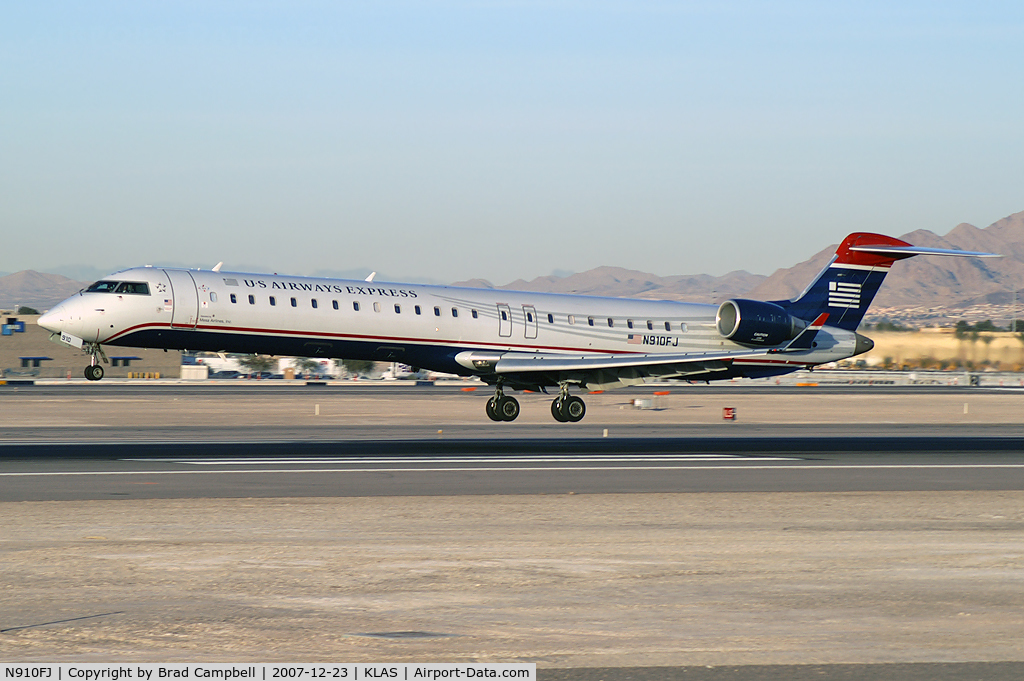 N910FJ, 2003 Bombardier CRJ-900ER (CL-600-2D24) C/N 15010, US Airways Express / 2003 Bombardier Inc CL600-2D24