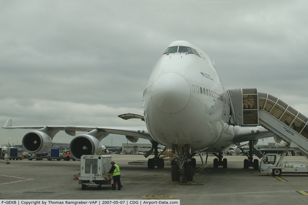 F-GEXB, 1991 Boeing 747-4B3M C/N 24155, Air France Boeing 747-400