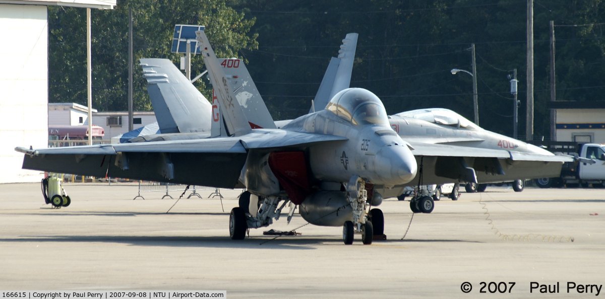 166615, Boeing F/A-18F Super Hornet C/N F108, Spotted later just soaking up the sun on the hot ramp
