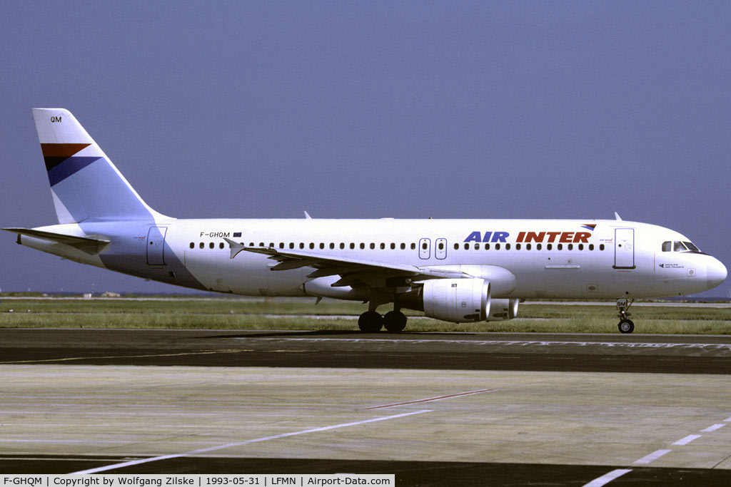 F-GHQM, 1991 Airbus A320-211 C/N 237, visitor