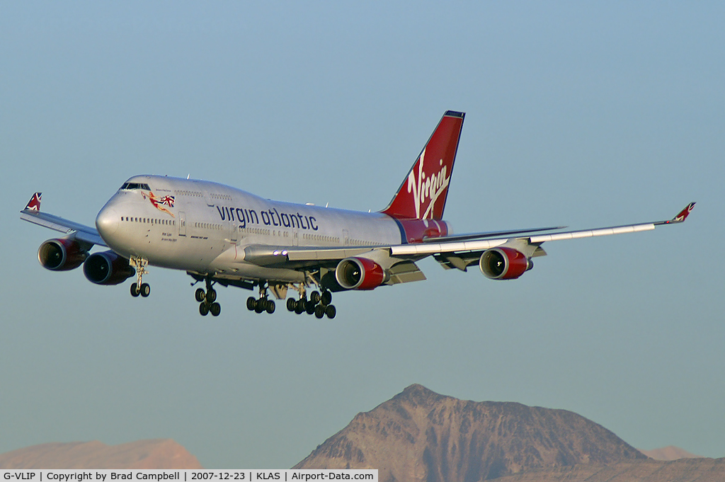 G-VLIP, 2001 Boeing 747-443 C/N 32338, Virgin Atlantic Airways - 'Hot Lips' / 2001 Boeing 747-443