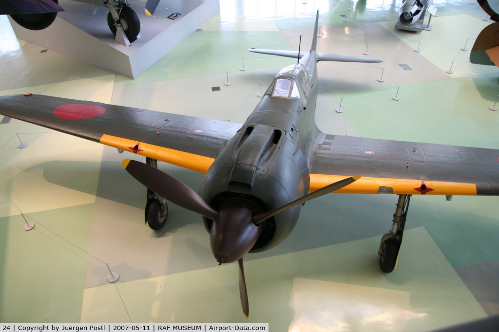 24, 1944 Kawasaki Ki 100-1B C/N 16336, RAF Museum Hendon