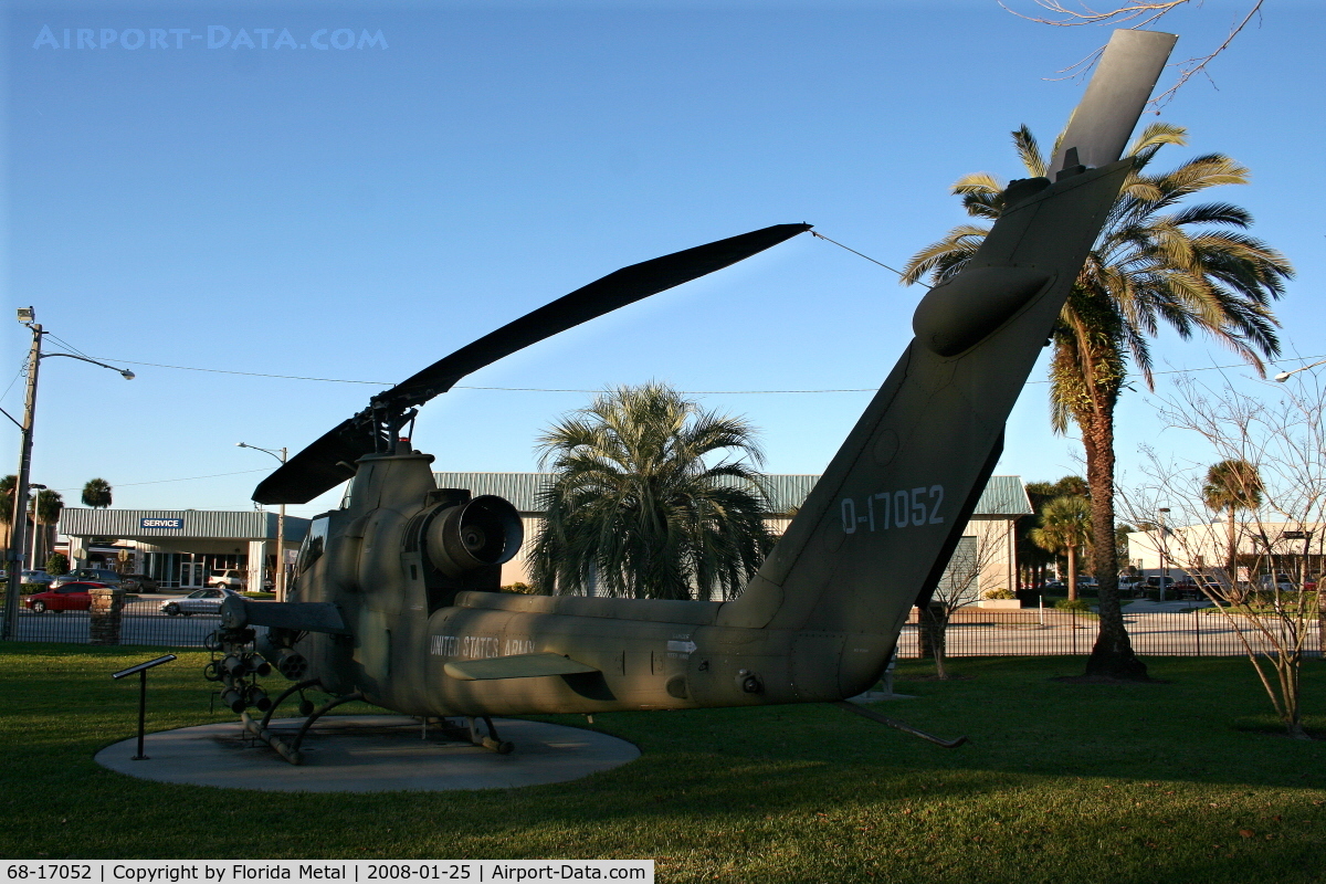 68-17052, 1968 Bell AH-1F Cobra C/N 20780, Cobra at park on Highway 192 St. Cloud FL