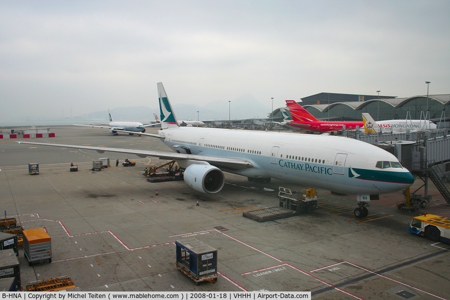 B-HNA, 1995 Boeing 777-267 C/N 27265, Cathay Pacific