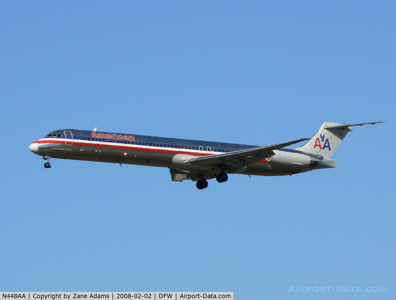 N448AA, 1987 McDonnell Douglas MD-82 (DC-9-82) C/N 49474, American Airlines at DFW
