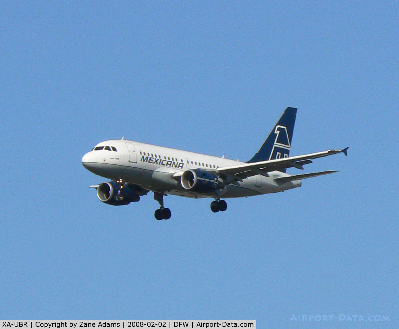 XA-UBR, 2004 Airbus A318-111 C/N 2333, Mexicana Airlines at DFW