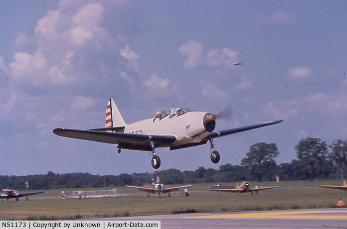N51173, 1944 Fairchild M-62A C/N 10564AE, Airshow 1984