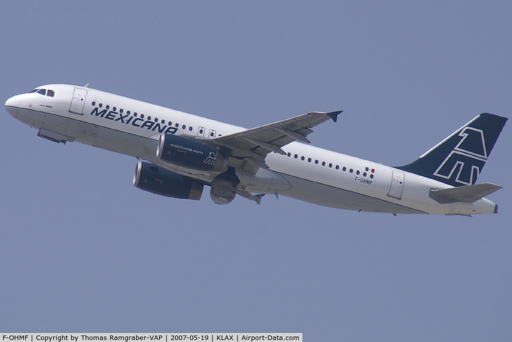 F-OHMF, 1991 Airbus A320-231 C/N 0259, Mexicana Airbus A320