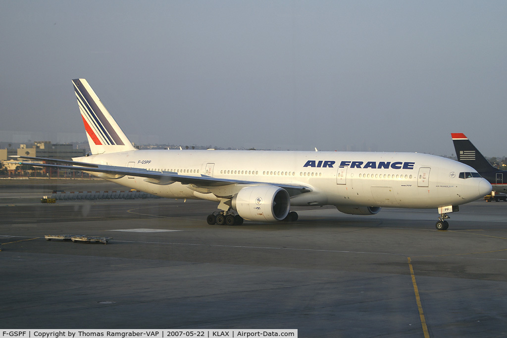 F-GSPF, 1999 Boeing 777-228/ER C/N 29007, Air France Boeing 777-200