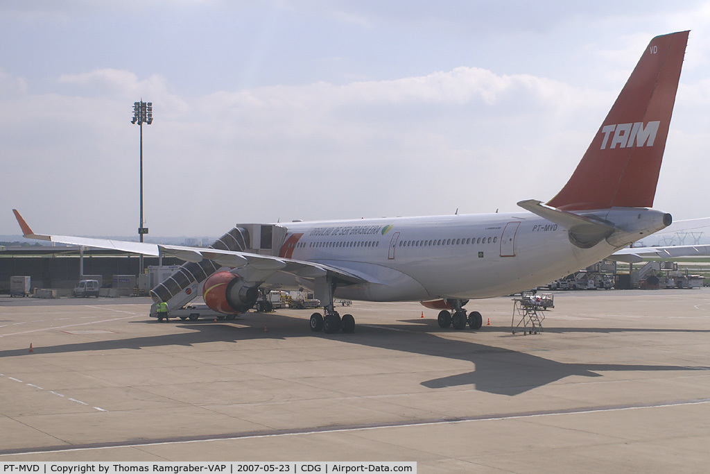 PT-MVD, 1999 Airbus A330-223 C/N 259, TAM Linhas Aereas Airbus A330-200