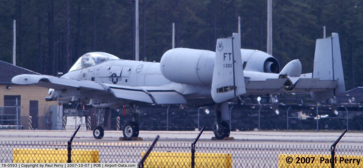 78-0593, 1978 Fairchild Republic A-10A Thunderbolt II C/N A10-0213, Poor girl, being the Ramp Queen has taken its toll