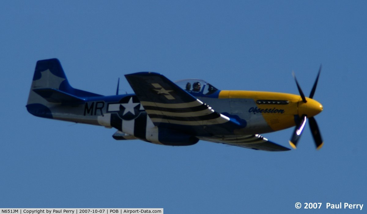 N651JM, 1944 North American/aero Classics P-51D C/N 44-74976, Another pass, striking as usual