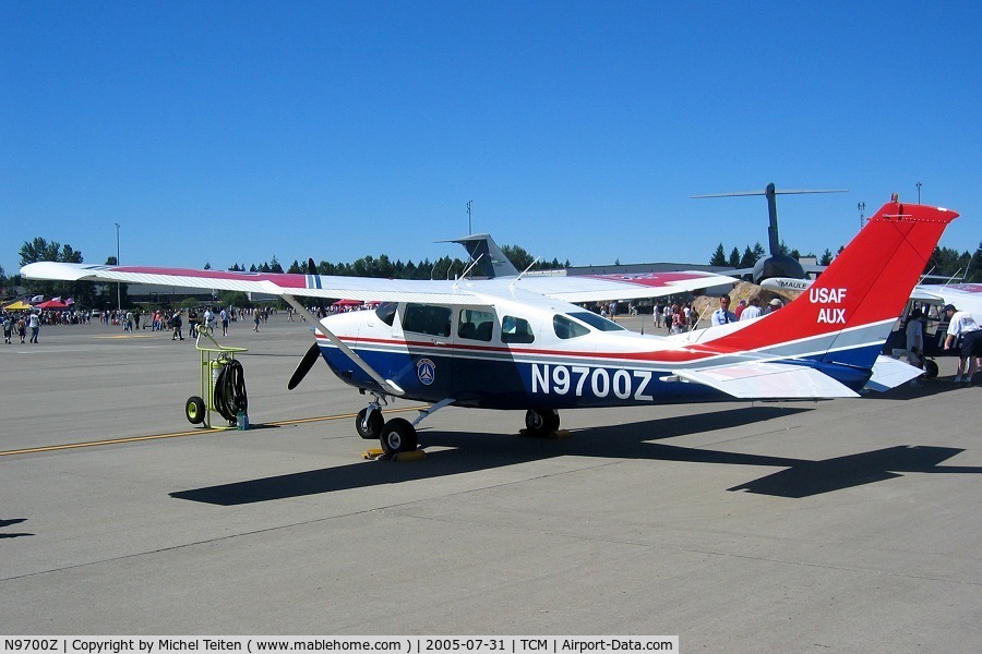 N9700Z, 1982 Cessna U206G Stationair C/N U20606613, USAF Auxiliary - McChord AF Airshow 2005