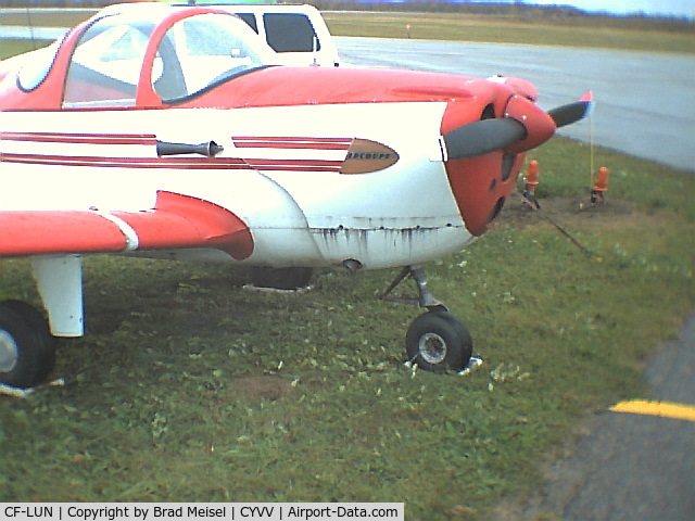 CF-LUN, 1947 Erco 415CDX Ercoupe C/N 4791X, my fathers ercoupe just before he sold it