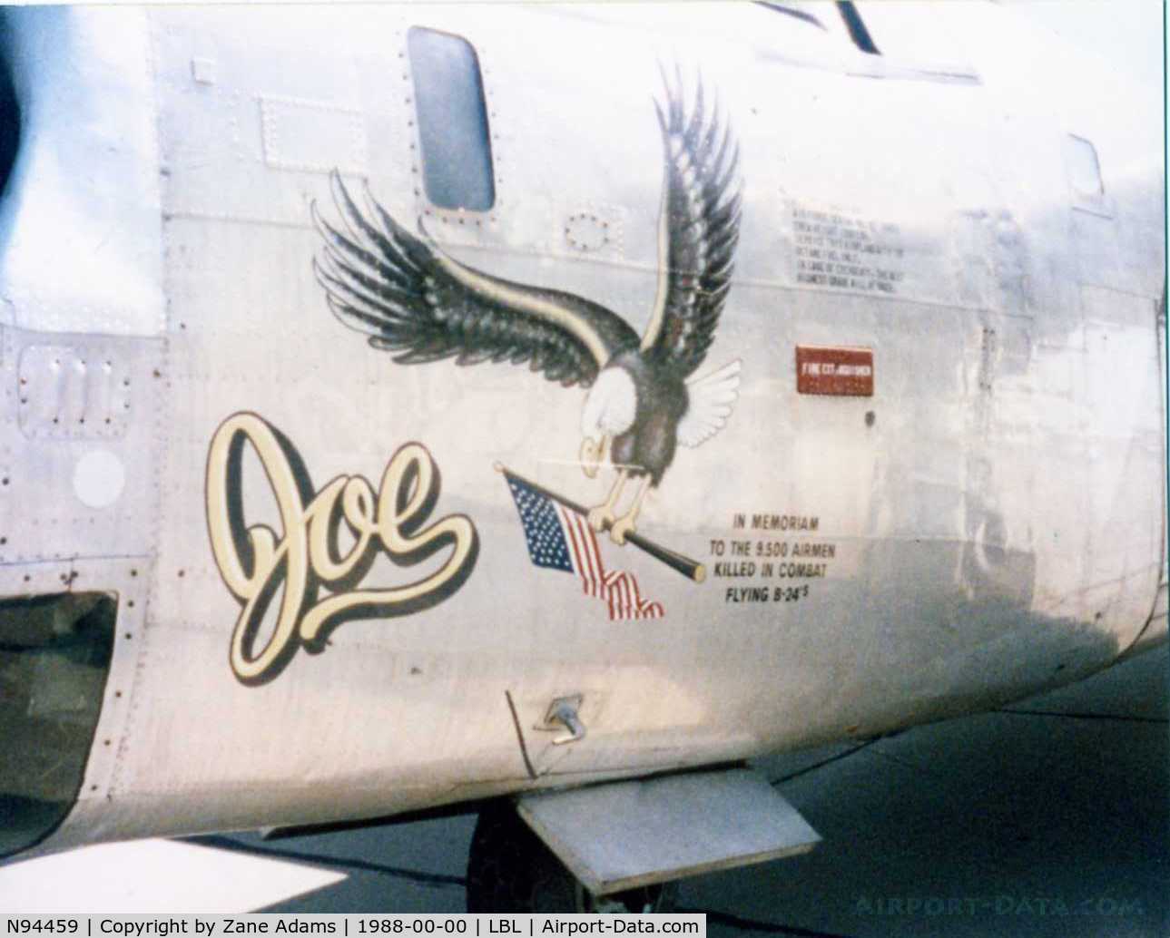 N94459, 1944 Consolidated B-24J Liberator C/N 1567, B-24 Joe at Liberal Kansas