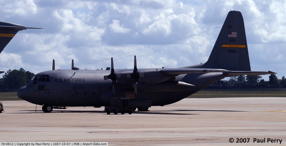 78-0812, 1978 Lockheed C-130H-LM Hercules C/N 382-4822, In from the 911th Airlift Wing