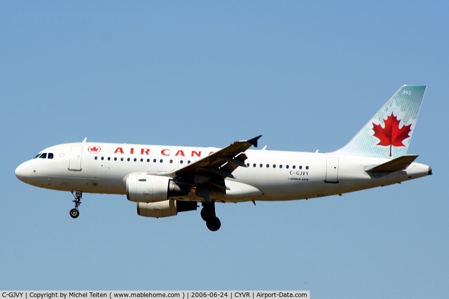 C-GJVY, 2002 Airbus A319-112 C/N 1742, Air Canada