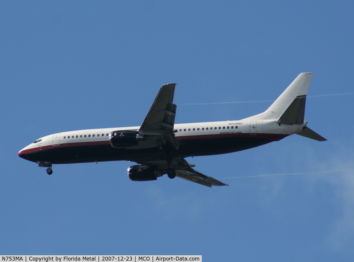 N753MA, 1997 Boeing 737-48E C/N 28053, Miami Air