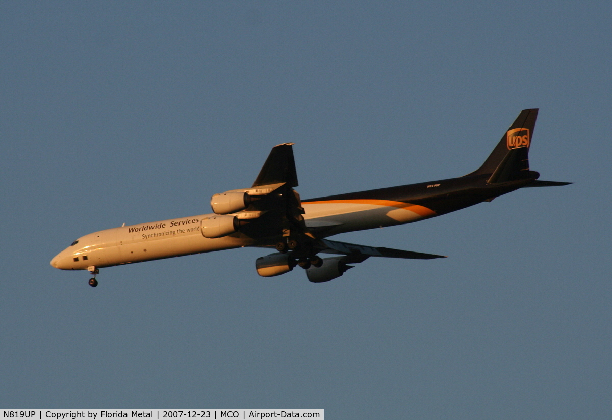 N819UP, 1968 Douglas DC-8-73F C/N 46019, UPS DC-8