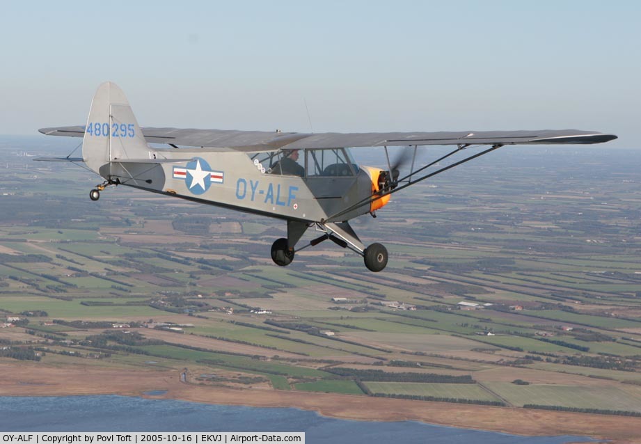 OY-ALF, 1944 Piper J3C-65 Cub Cub C/N 12591, Pilot Erik Toft