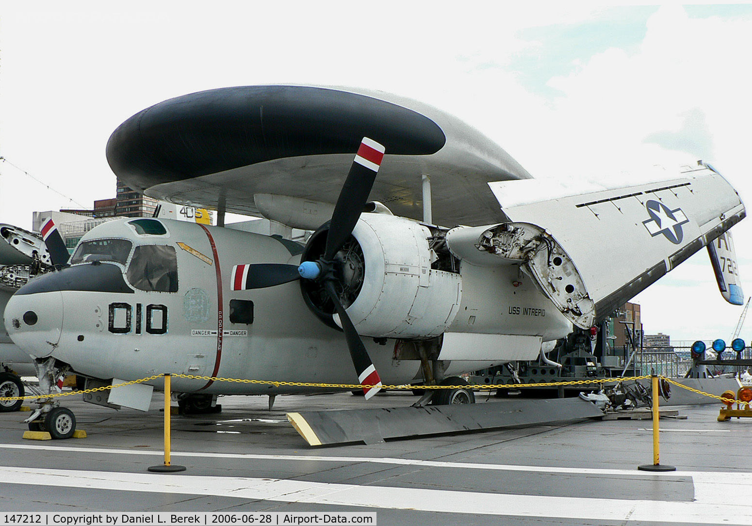 147212, Grumman E-1B Tracer (G-117) C/N 11, This little gem is preserved aboard the USS Intrepid, aboard which she served 1958-1974.