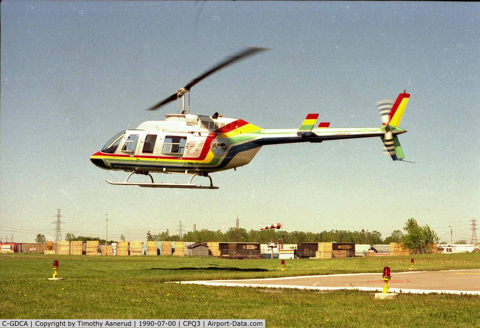 C-GDCA, 1976 Bell 206L LongRanger LongRanger C/N 45021, Out giving aerial tours of Niagara Falls