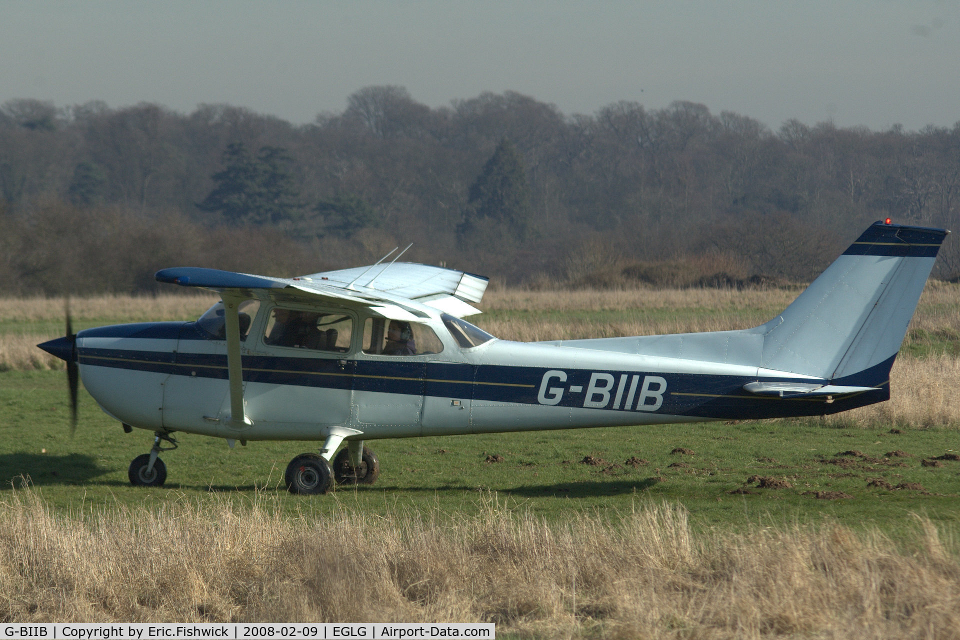 G-BIIB, 1974 Reims F172M ll Skyhawk C/N 1110, 1. G-BIIB visiting Panshanger Airfield