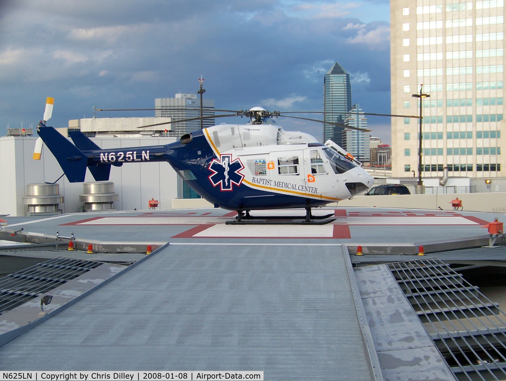 N625LN, Eurocopter-Kawasaki BK-117A-4 C/N 7108, Baptist Medical Center Lifeflight