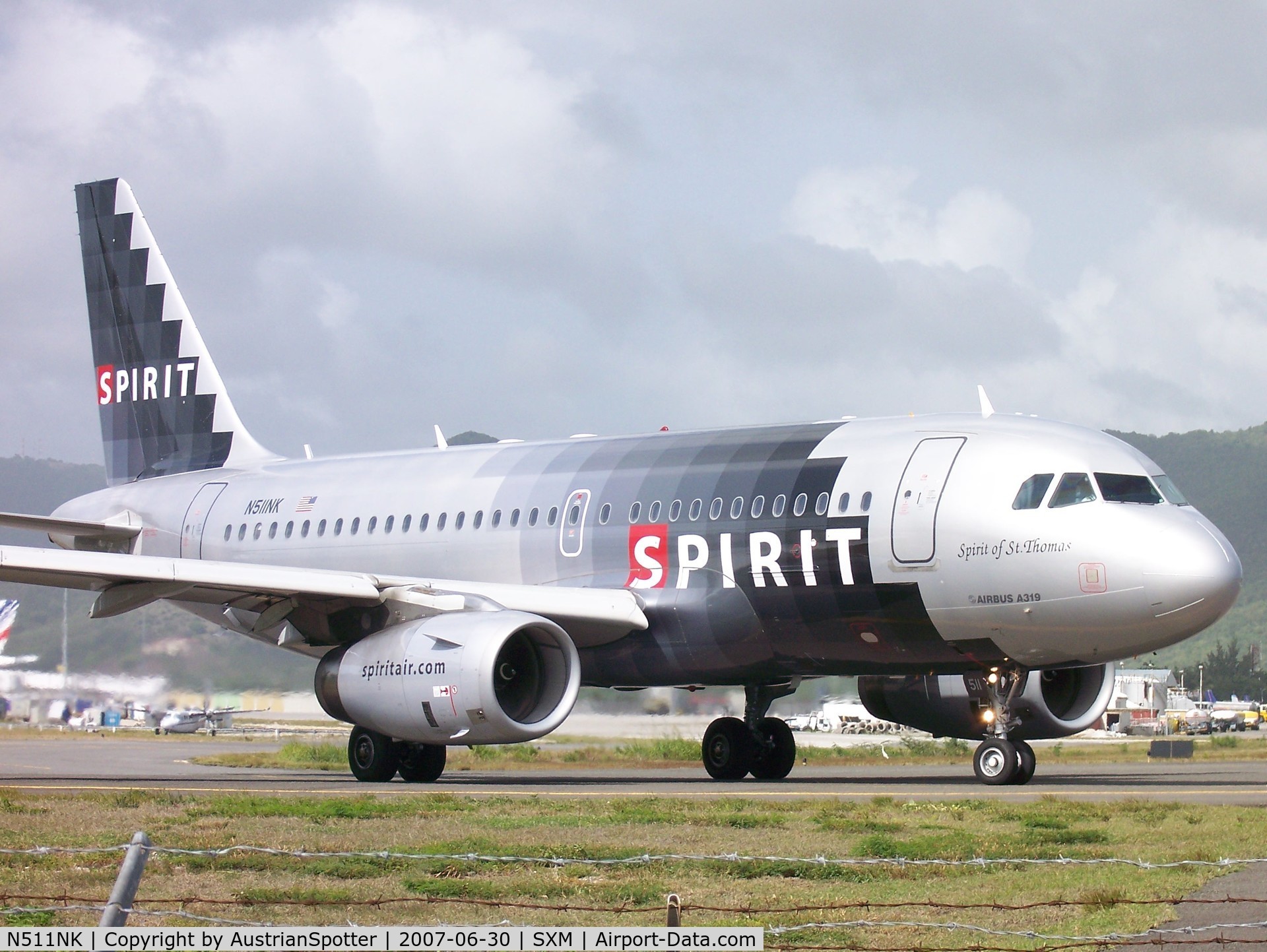 N511NK, 2006 Airbus A319-132 C/N 2659, Spirit Airlines