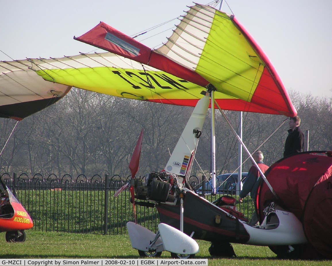 G-MZCI, 1996 Pegasus QUANTUM 15 C/N 7231, Microlight at Sywell Icicle Rally