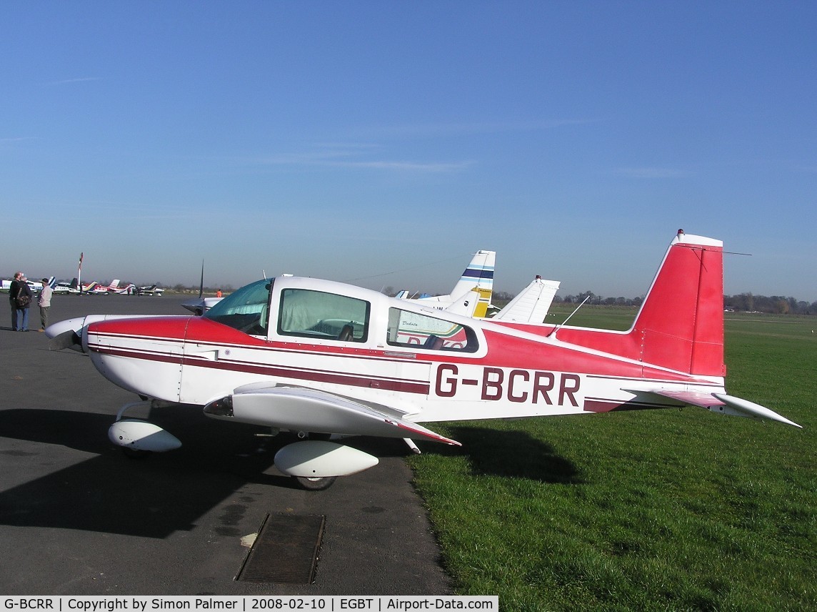 G-BCRR, 1974 Grumman American AA-5B Tiger C/N AA5B-0006, Seen at the Valentines Fly-In at Turweston