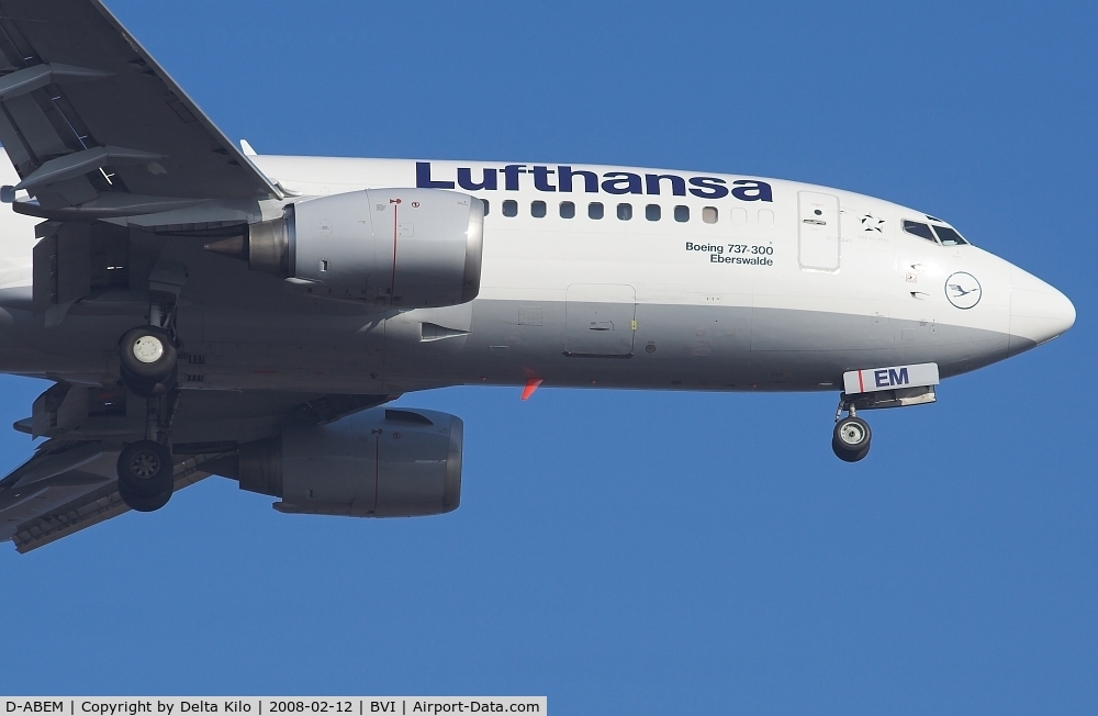 D-ABEM, 1991 Boeing 737-330 C/N 25416, Lufthansa  B737-330