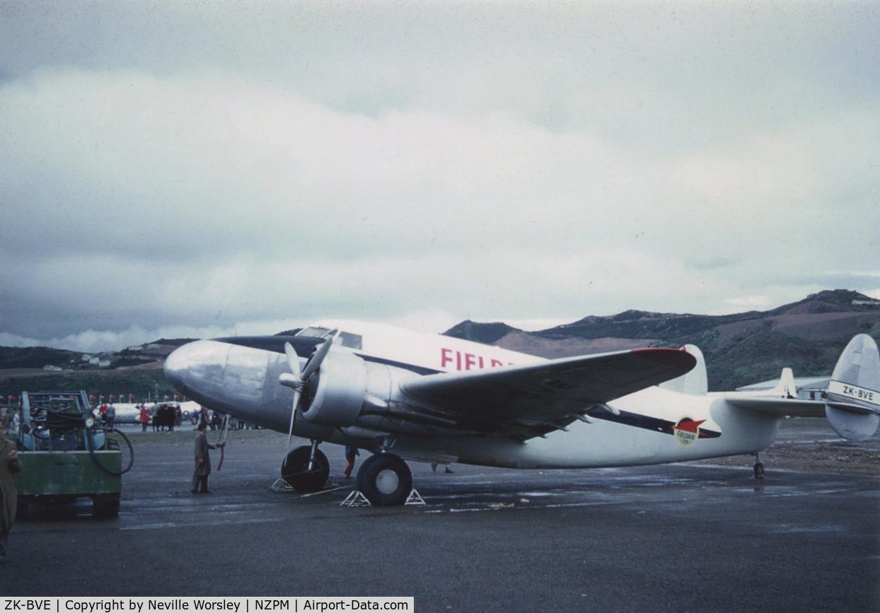 ZK-BVE, Lockheed 18-56 Lodestar C/N 2020, Palmerston North Air Show 1959