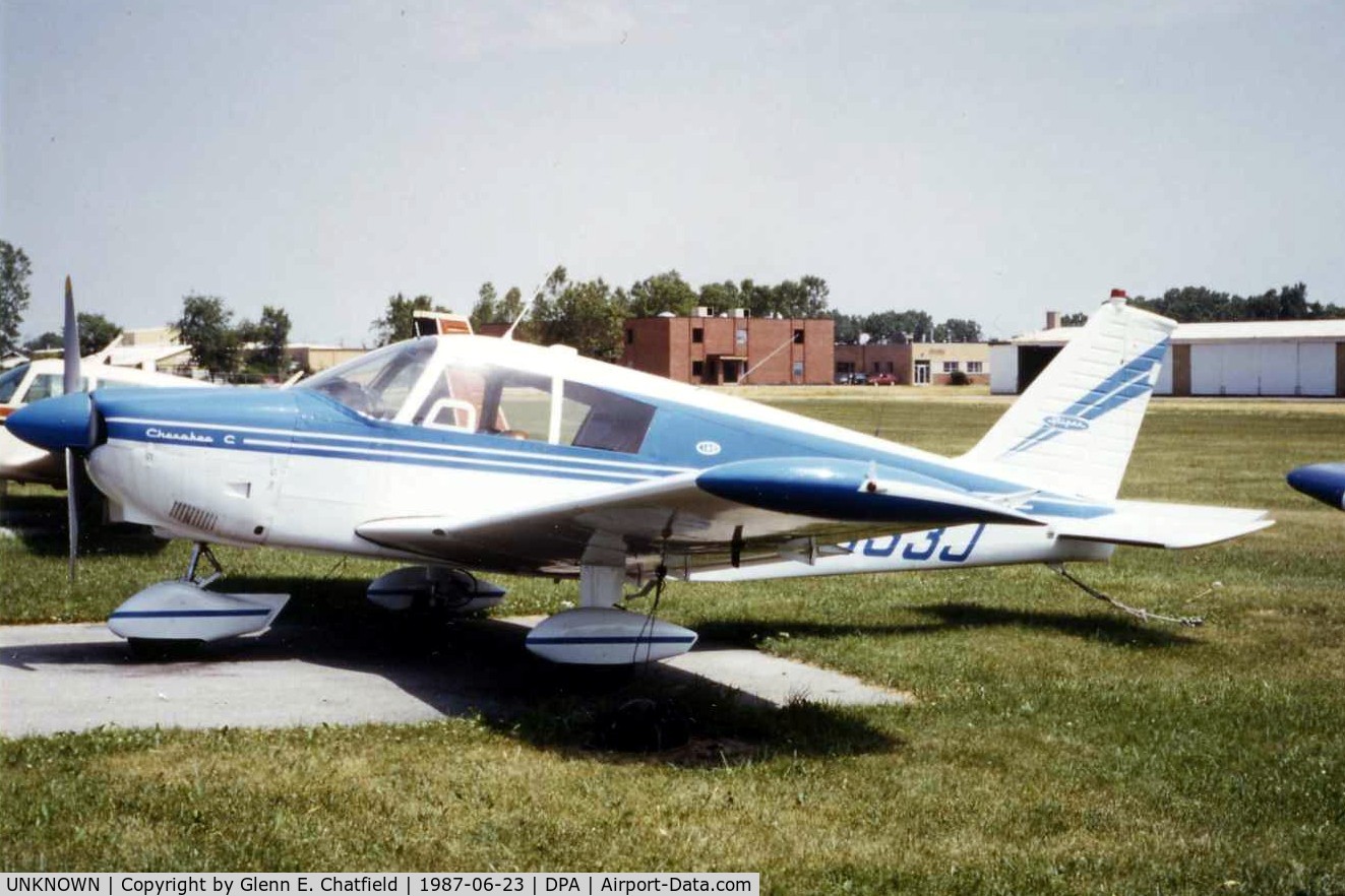 UNKNOWN, , Photo taken for aircraft recognition training.  Piper Cherokee C based at the north ramp.