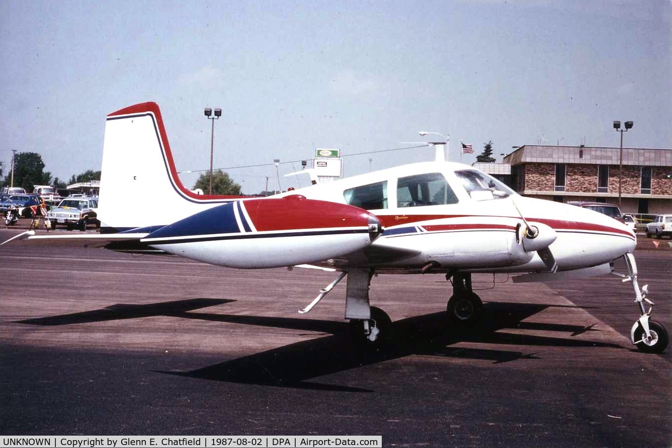 UNKNOWN, , Photo taken for aircraft recognition training.   Cessna 310B passing through.  Nice paint job.
