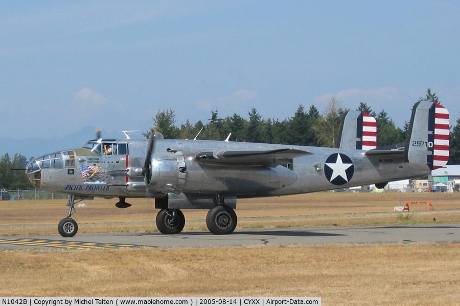 N1042B, 1944 North American B-25N Mitchell C/N 108-35148, Pacific Prowler