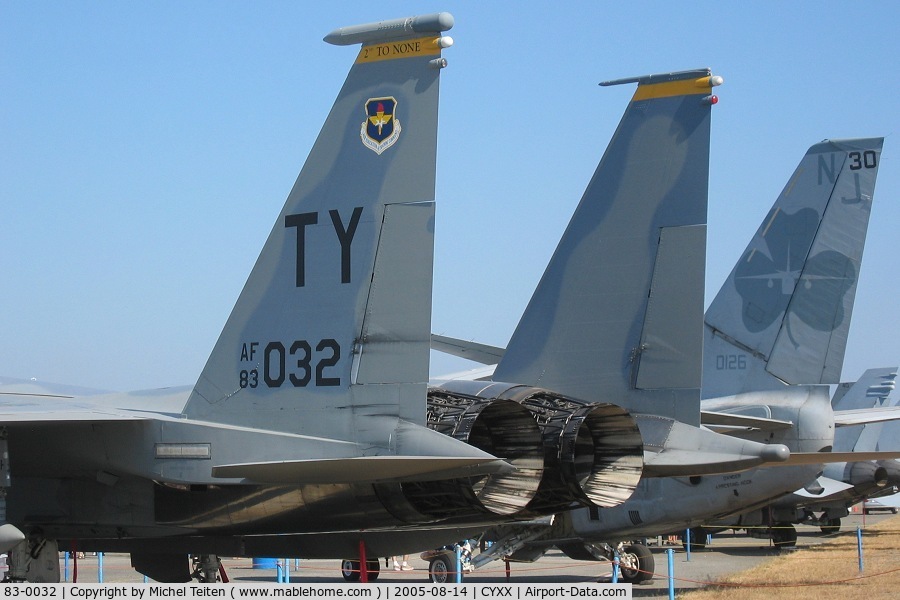 83-0032, McDonnell Douglas F-15C Eagle C/N 0883/C292, From 2nd Fighter Squadron / 325th Fighter Wing