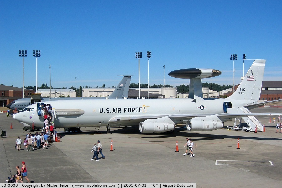 83-0008, 1983 Boeing E-3C C/N 22836, From 963rd AACS / 552nd Air Control Wing
